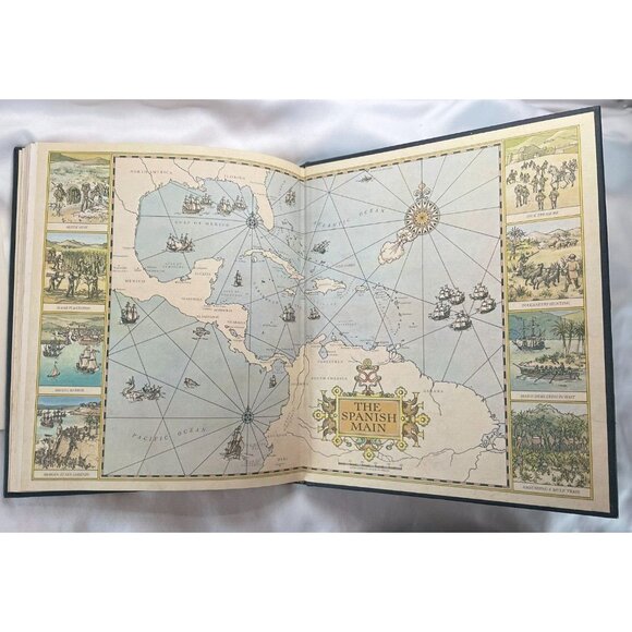 Vintage Time Life Seafarers - The Spanish Main  Coffee Table Hardcover Book 1979 - Picture 12 of 14